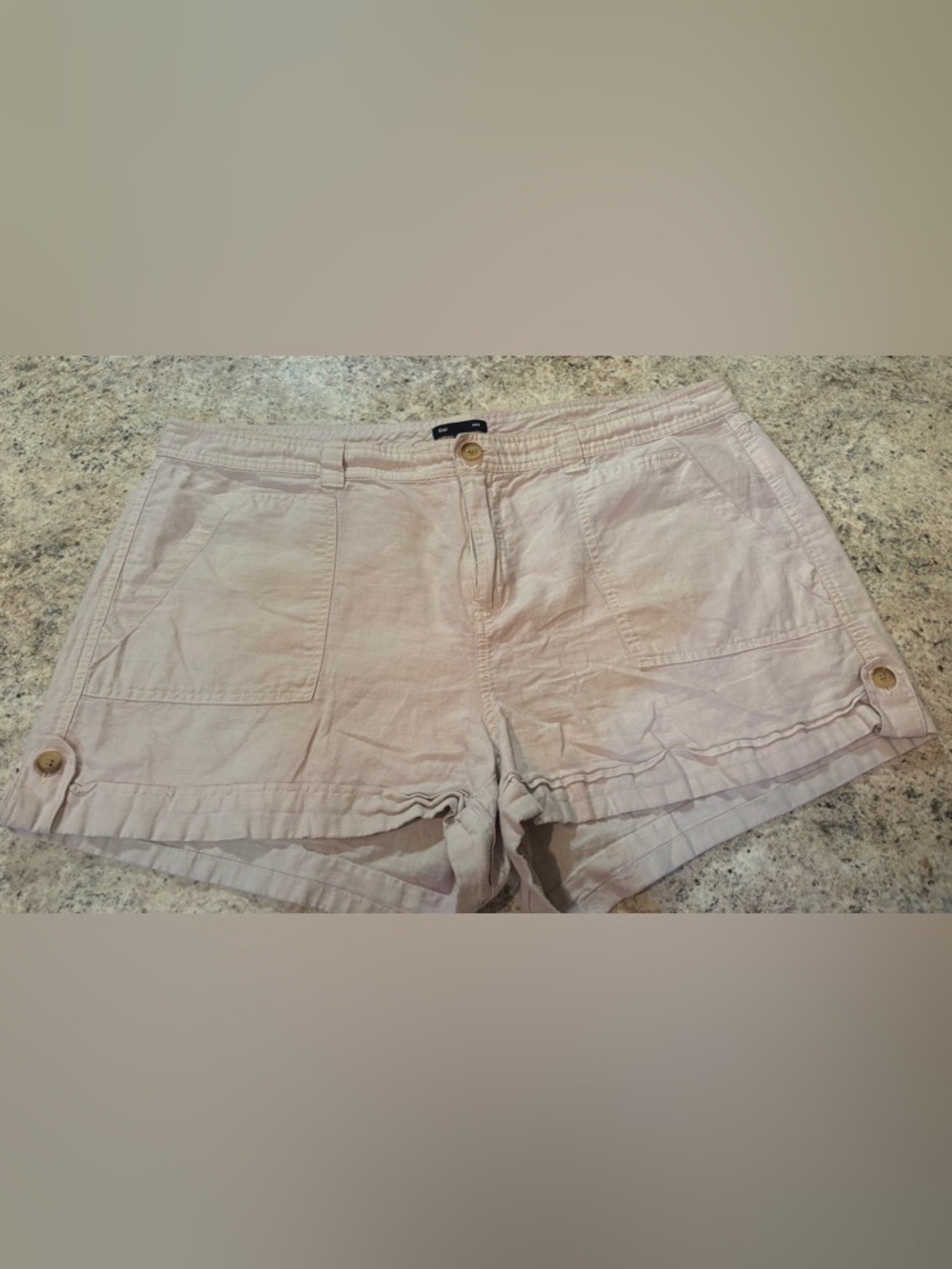 GAP Khaki Casual Linen Shorts